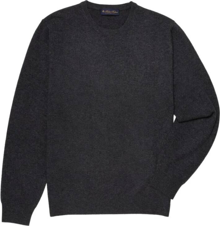 Brooks Brothers Wol en kasjmier crew-neck trui Grijs Heren