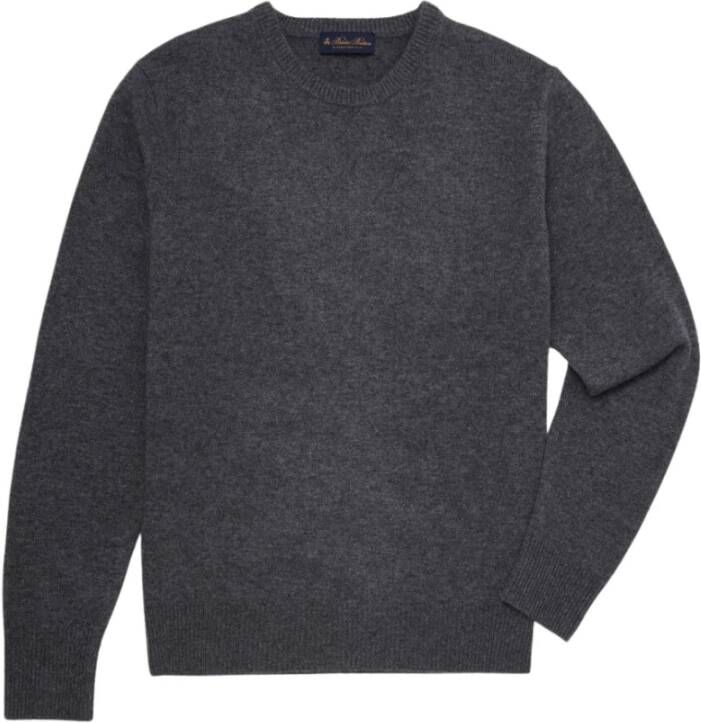 Brooks Brothers Wol en kasjmier crew-neck trui Grijs Heren