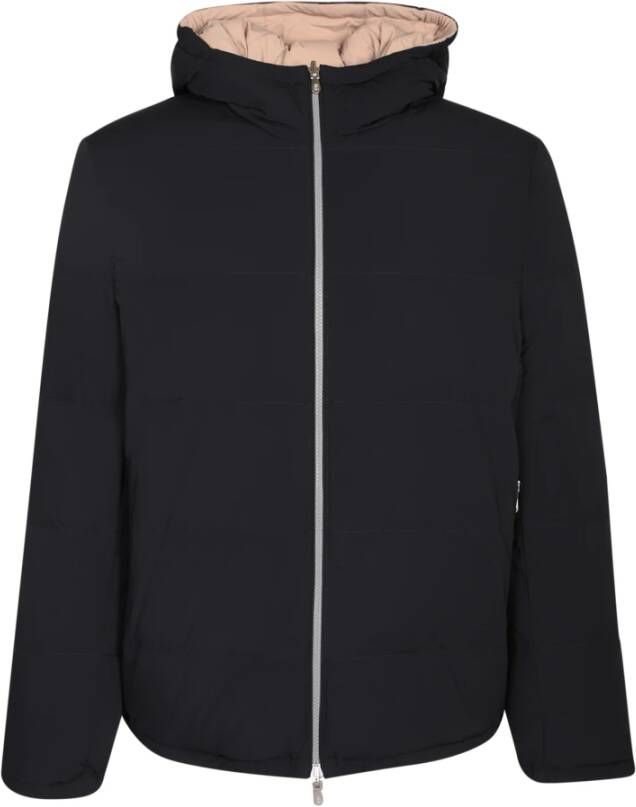 BRUNELLO CUCINELLI Blauwe Donsjas voor Heren Blauw Heren