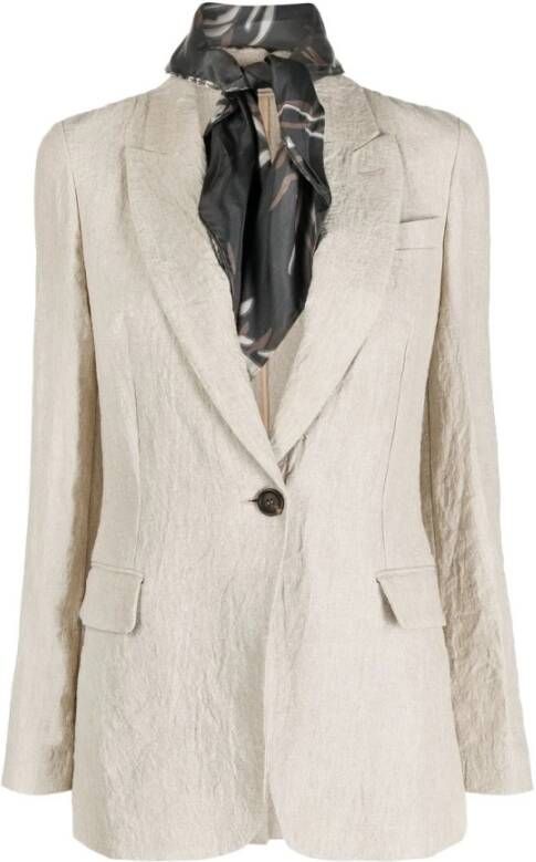 BRUNELLO CUCINELLI Blazer Beige Dames