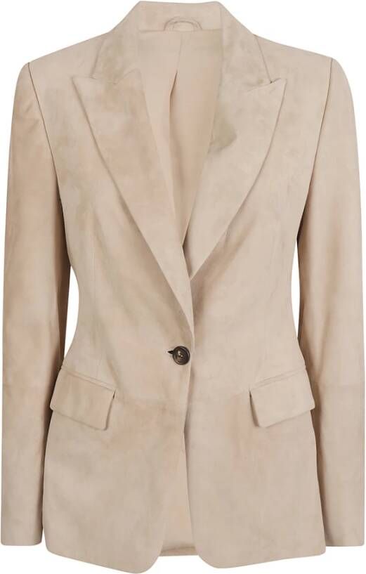 BRUNELLO CUCINELLI Blazerjas Beige Dames