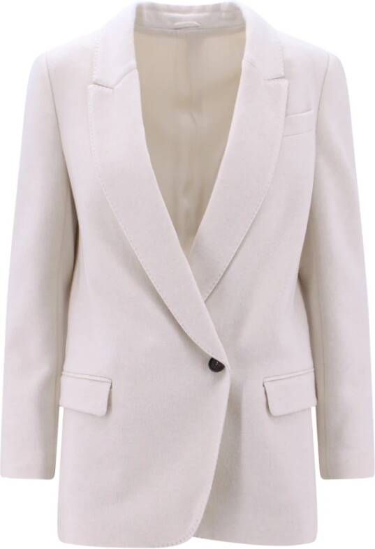 BRUNELLO CUCINELLI Blazerjas Beige Dames