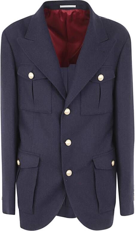 BRUNELLO CUCINELLI Blazers Blauw Heren