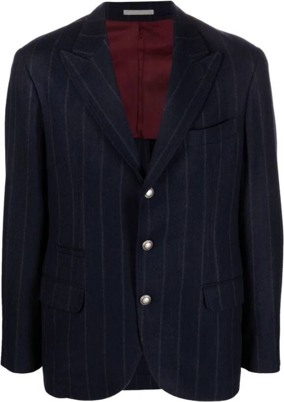 BRUNELLO CUCINELLI Brunello Cooki Jackets Blauw Heren