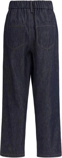 BRUNELLO CUCINELLI Comfortabele Straight Leg Jeans met Riem Blue Dames