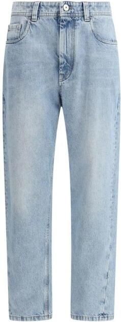 BRUNELLO CUCINELLI Klassieke Straight Five-Pocket Jeans Blue Dames
