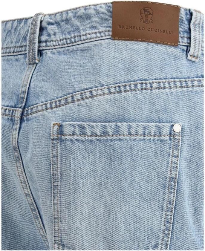 BRUNELLO CUCINELLI Klassieke Straight Five-Pocket Jeans Blue Dames - Foto 2