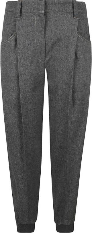 BRUNELLO CUCINELLI Brunello kookbroek grijs Dames