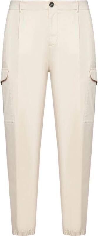 BRUNELLO CUCINELLI Brunello kookt katoenen broek Beige Heren