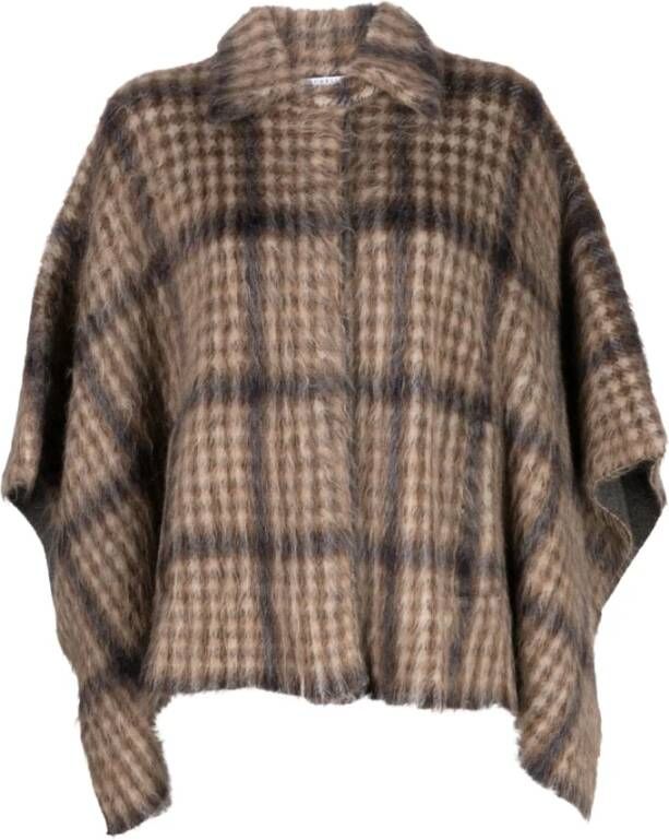 BRUNELLO CUCINELLI Capes Bruin Dames