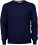 BRUNELLO CUCINELLI Cashmere Crewneck Sweater Blauw Heren - Thumbnail 1