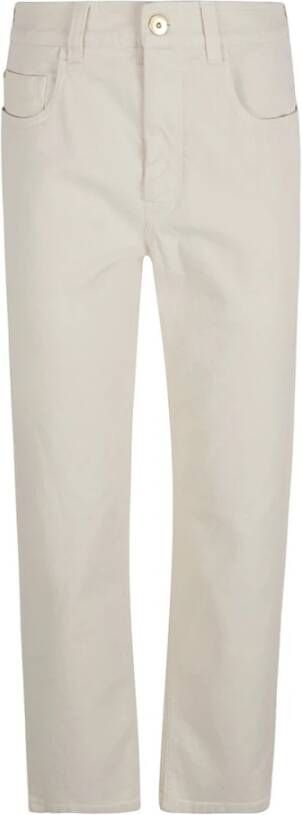 BRUNELLO CUCINELLI Elegante Gekleurde Broeken voor Dames White Dames