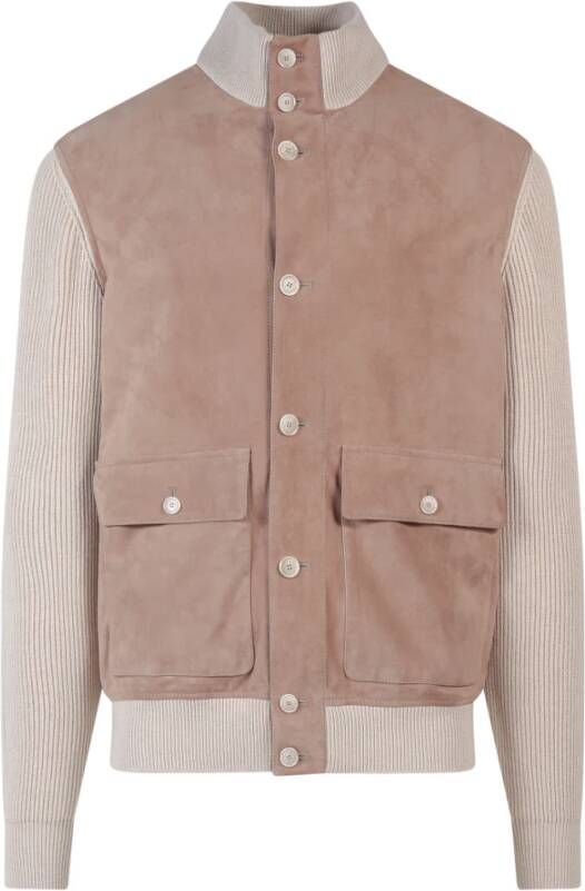 BRUNELLO CUCINELLI Jacket Beige Heren