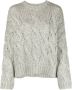 BRUNELLO CUCINELLI Round-neck Knitwear Grijs Dames - Thumbnail 1