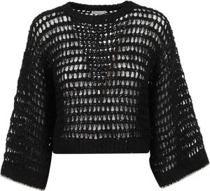 BRUNELLO CUCINELLI Roundneck Sweater Zwart Dames