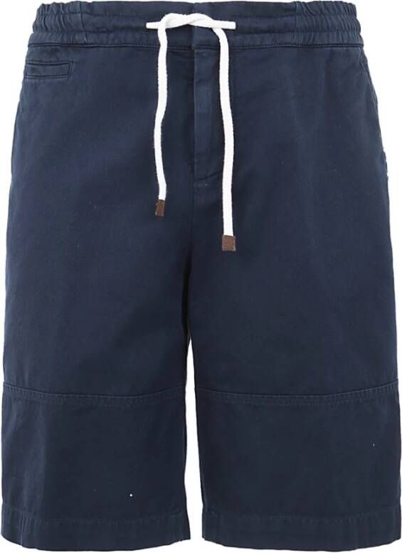 BRUNELLO CUCINELLI Shorts Blauw Heren