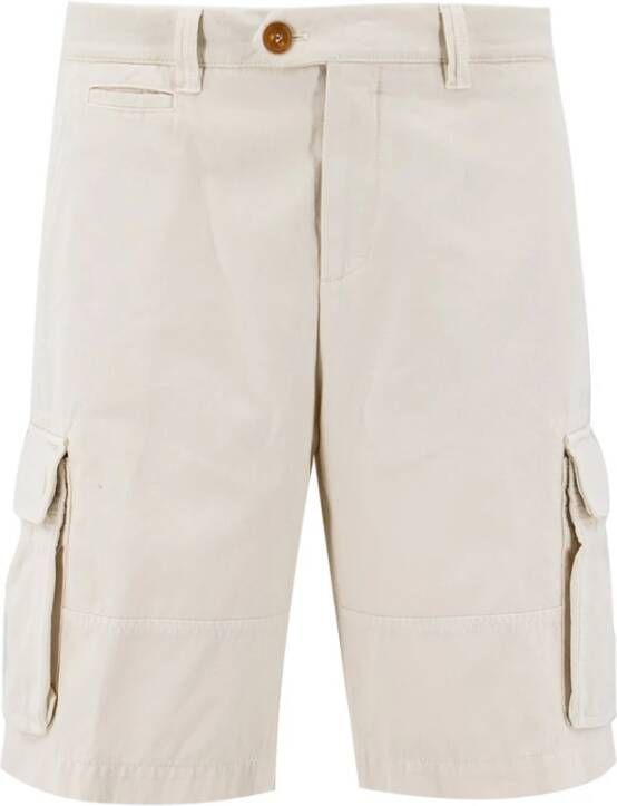 BRUNELLO CUCINELLI Shorts Wit Heren