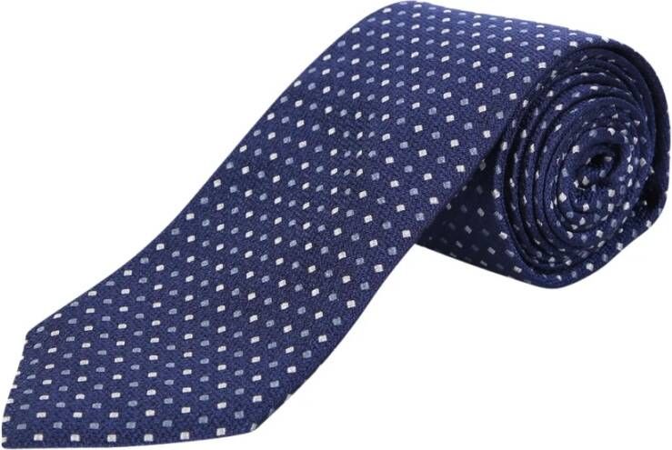BRUNELLO CUCINELLI silk tie Blauw Heren