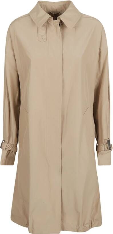 BRUNELLO CUCINELLI Single-Breasted Coats Beige Dames