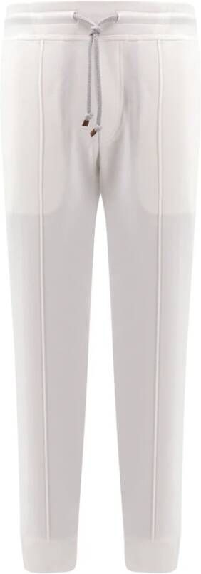 BRUNELLO CUCINELLI Slim-fit Trousers White Heren
