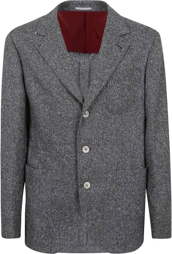 BRUNELLO CUCINELLI Stijlvolle Herenpakken Gray Heren