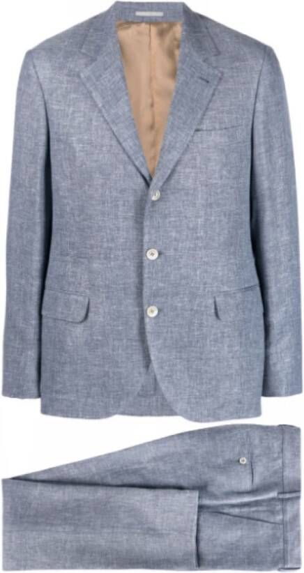 BRUNELLO CUCINELLI Suits Blauw Heren