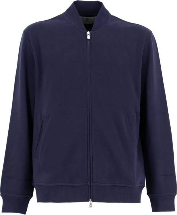BRUNELLO CUCINELLI Sweater met rits Blauw Heren