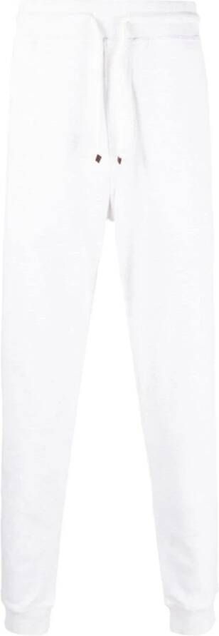 BRUNELLO CUCINELLI Stijlvolle Upgrade Sweatpants White Heren