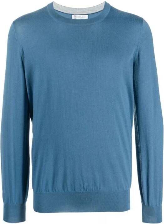 BRUNELLO CUCINELLI Sweatshirts & Hoodies Blauw Heren