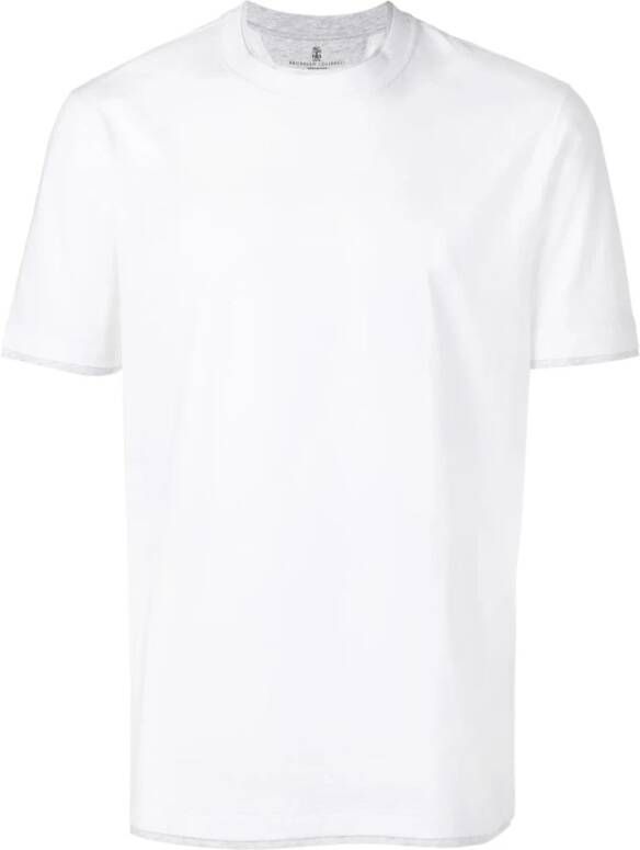 BRUNELLO CUCINELLI T-shirt Wit Heren