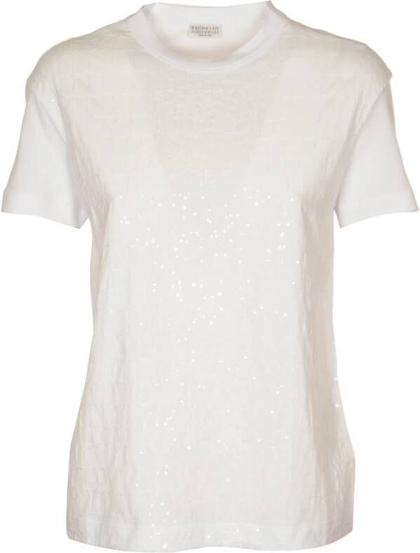 BRUNELLO CUCINELLI T-shirt Collectie van White Dames