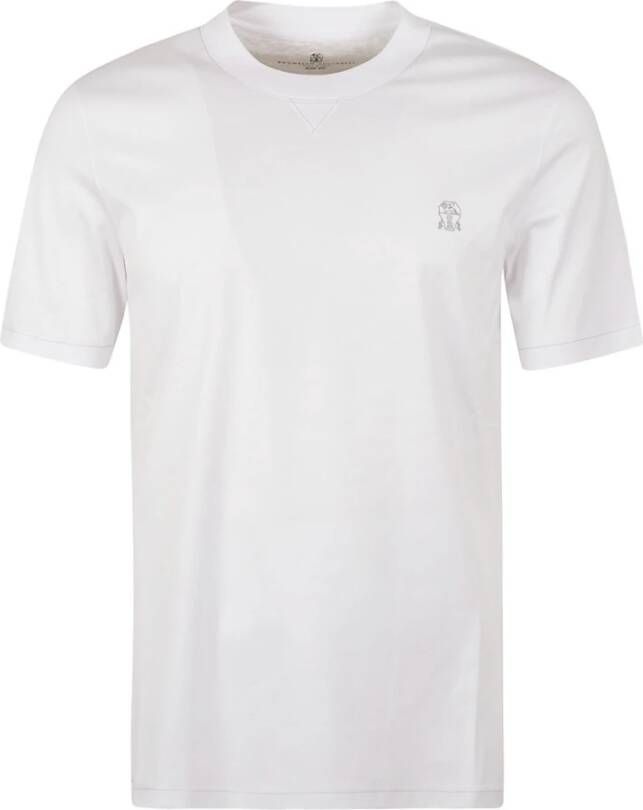 BRUNELLO CUCINELLI T-Shirts Wit Heren