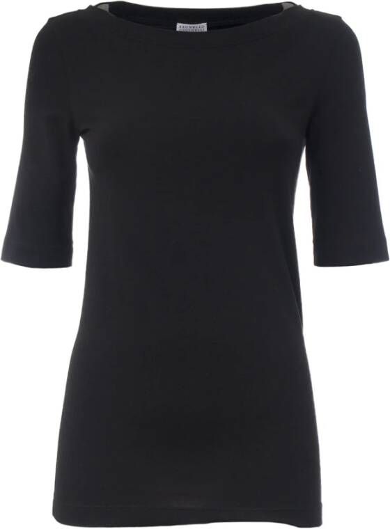 BRUNELLO CUCINELLI T-Shirts Zwart Dames