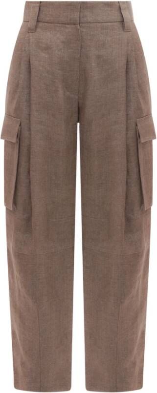 BRUNELLO CUCINELLI Trousers Beige Dames