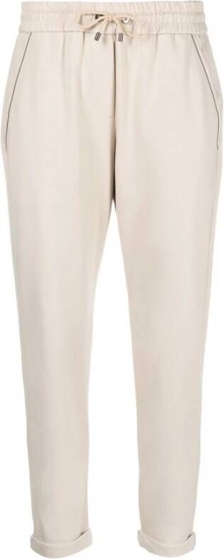 BRUNELLO CUCINELLI Trousers Grey Grijs Dames