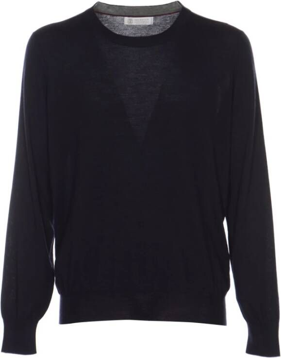 BRUNELLO CUCINELLI Trui Blauw Heren