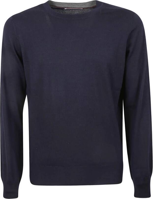 BRUNELLO CUCINELLI Trui Blauw Heren