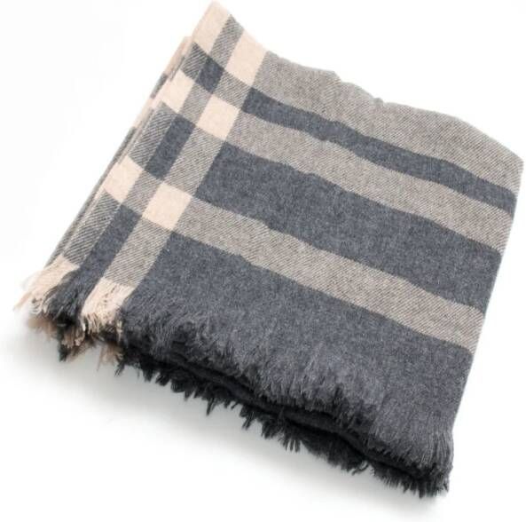 BRUNELLO CUCINELLI Winter Scarves Grijs Heren
