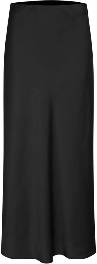 Bruuns Bazaar Zwarte midi rok Acacia Bbjoanelle Black Dames - Foto 4