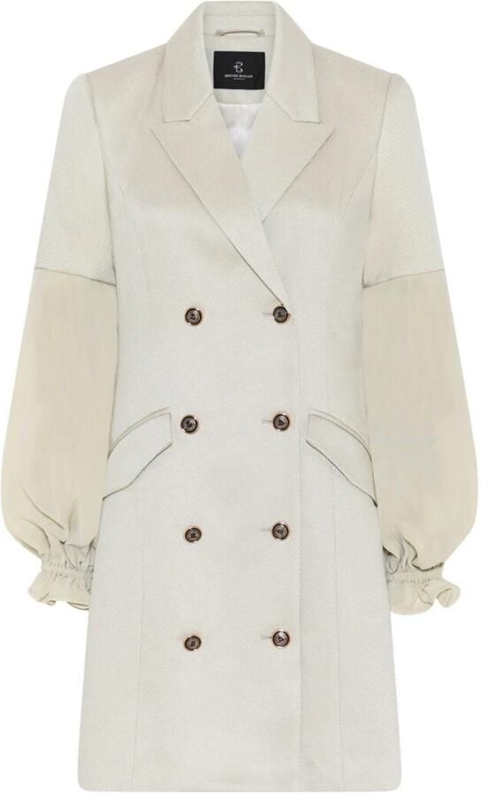 Bruuns Bazaar Elegante Dubbelrijdige Jurk White Dames - Foto 5