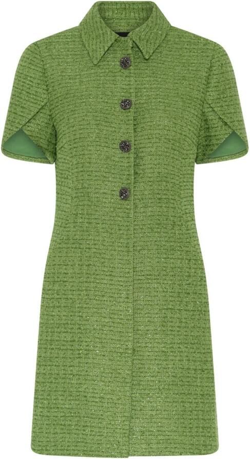 Bruuns Bazaar Frisgroene jurk met korte mouwen Green Dames