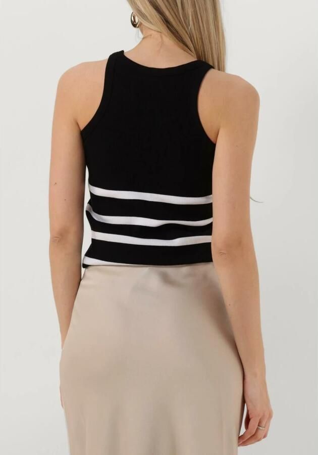 BRUUNS BAZAAR Dames Tops & T-shirts Katy Stribed Tank Top Zwart - Foto 2