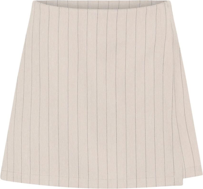 BRUUNS BAZAAR Dames Broeken Erica Skirt Short Beige - Foto 5