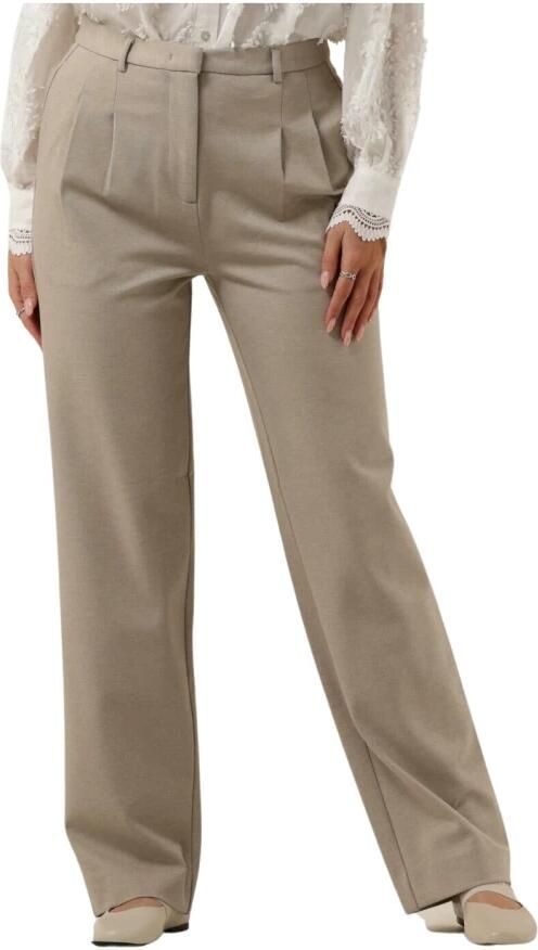 BRUUNS BAZAAR Dames Broeken Lucilay Ivala Pants Beige - Foto 3