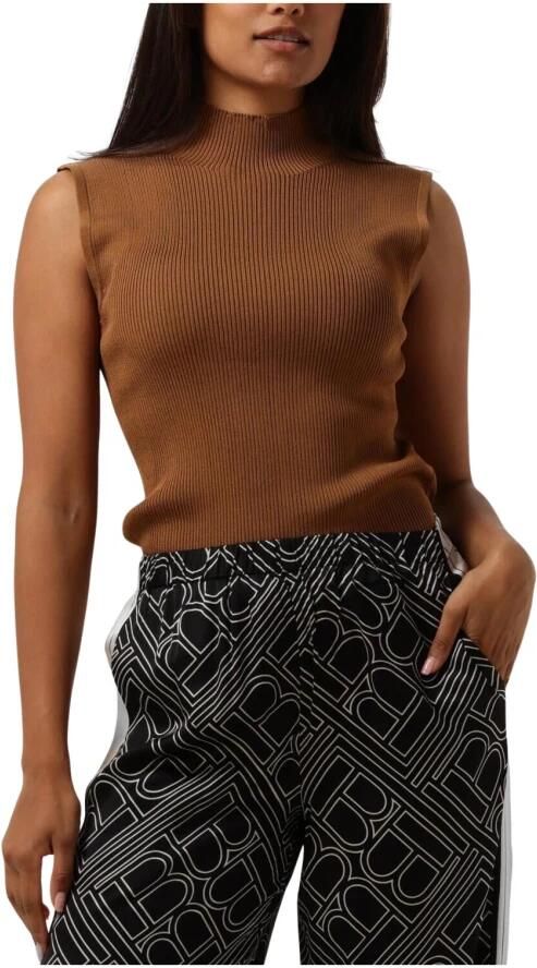 BRUUNS BAZAAR Dames Tops & T-shirts Rivers Aditi Knit Top Bruin - Foto 3