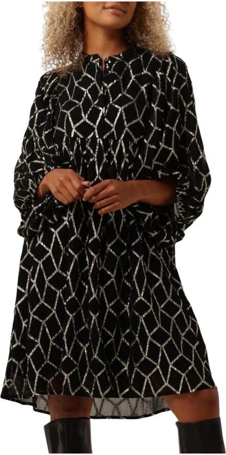 Bruuns Bazaar Elegante Women Scomebbsarina Zwarte Jurk Black Dames - Foto 7