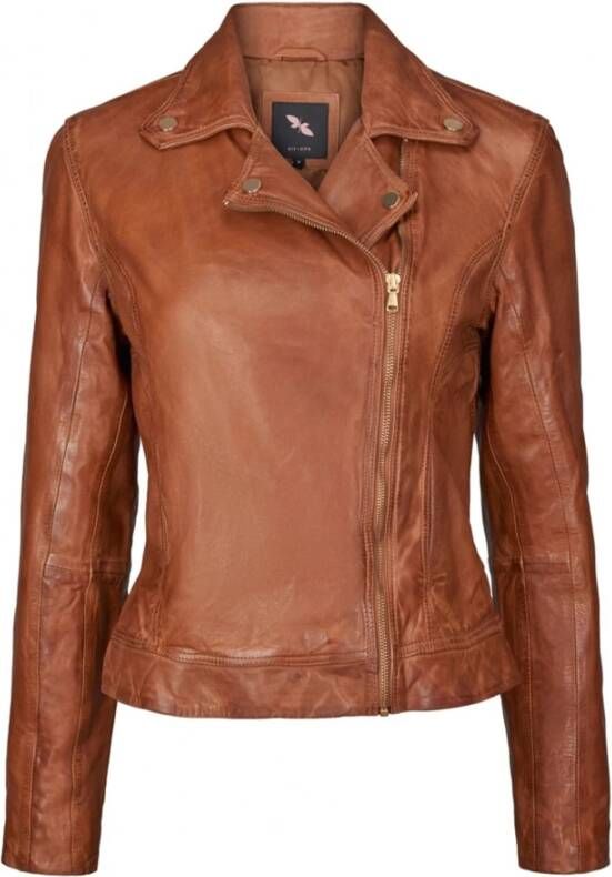 Btfcph Biker -Jas (10961) Skins 100029 Bruin Dames