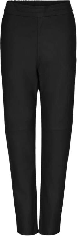 Btfcph Hoog getailleerde Jogger Pants Skins 100121 Zwart Black Dames