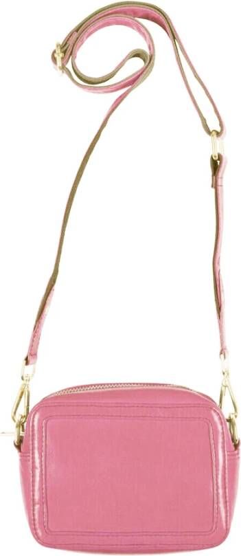 Btfcph Candy Box Clutch Skind 100167 met Shiny Silver Acc. Pink Dames