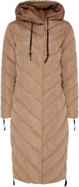 Btfcph Taupe Lange Jas Stijl 400008 Beige Dames